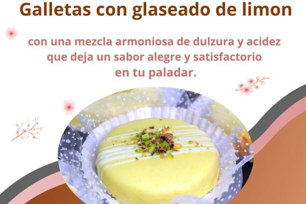 Galletas con glaseado de limón